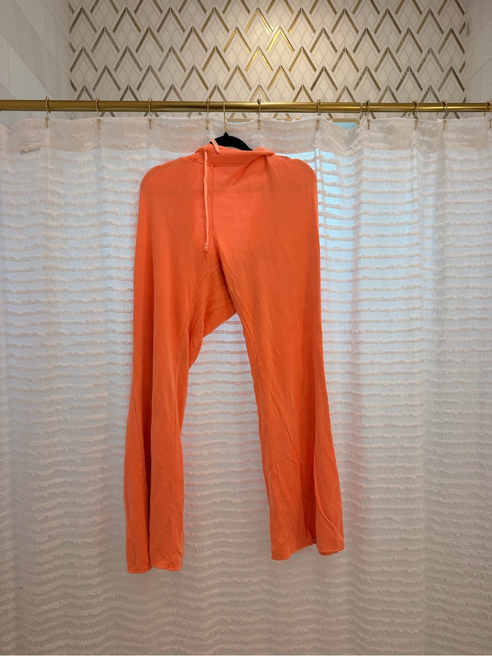 SKIMS Coral Wide-Leg Lounge Joggers with Drawstring